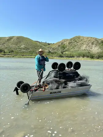Garbage barge, Oldman